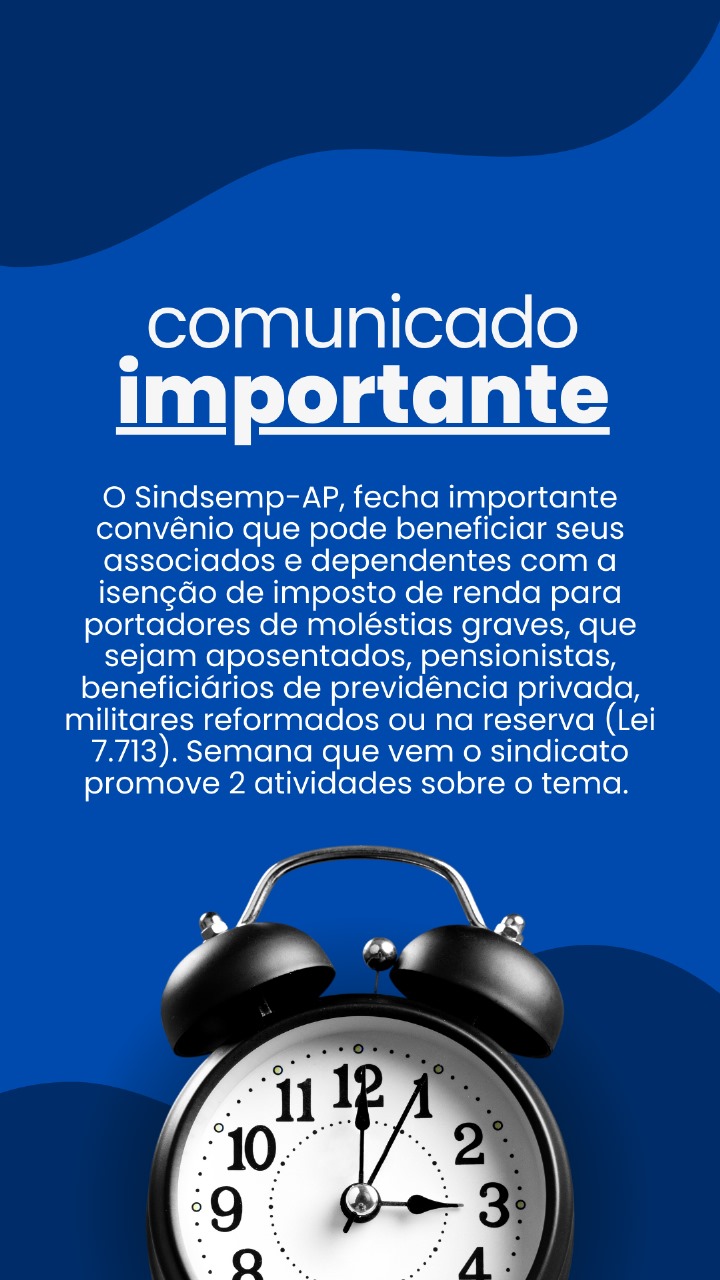 COMUNICADO IMPORTANTE!